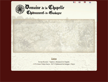 Tablet Screenshot of domainedelachapelle.net